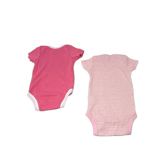 Baby Girl's Body Suits - Pink, White‎ w/Green Light Pink, & Grey - Size 3-6 M - Picture 3 of 6